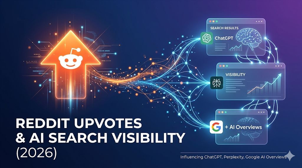 How Reddit Upvotes Affect AI Search Visibility in 2026 (ChatGPT, Perplexity, Google AI Overviews)