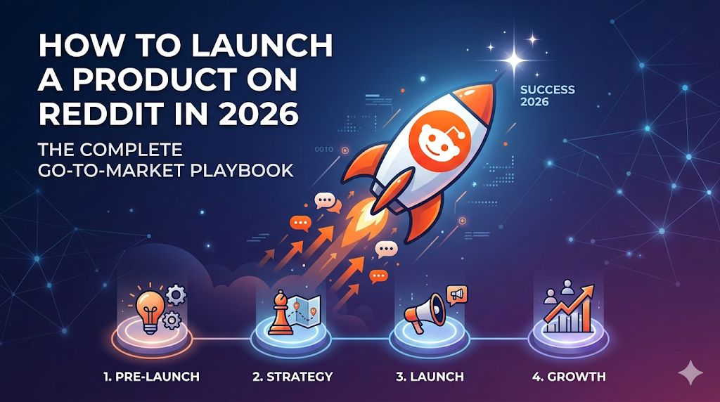 How to Launch a Product on Reddit in 2026: The Complete Go-To-Market Playbook