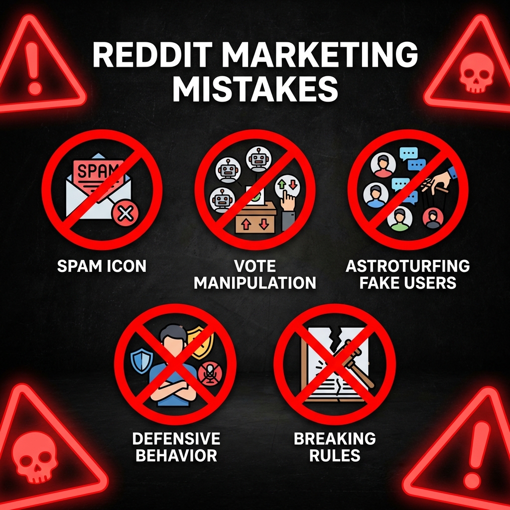 Reddit Marketing Mistakes