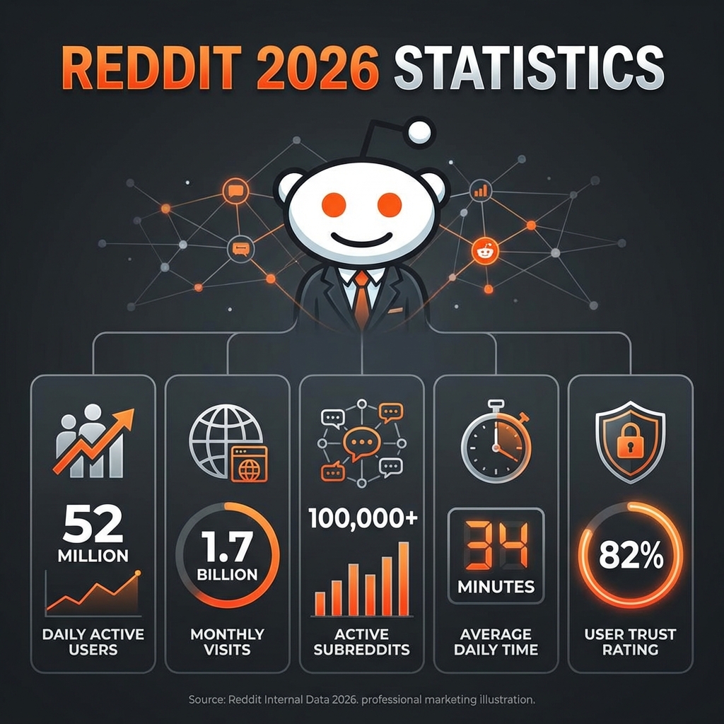 Reddit Marketing Statistics 2026