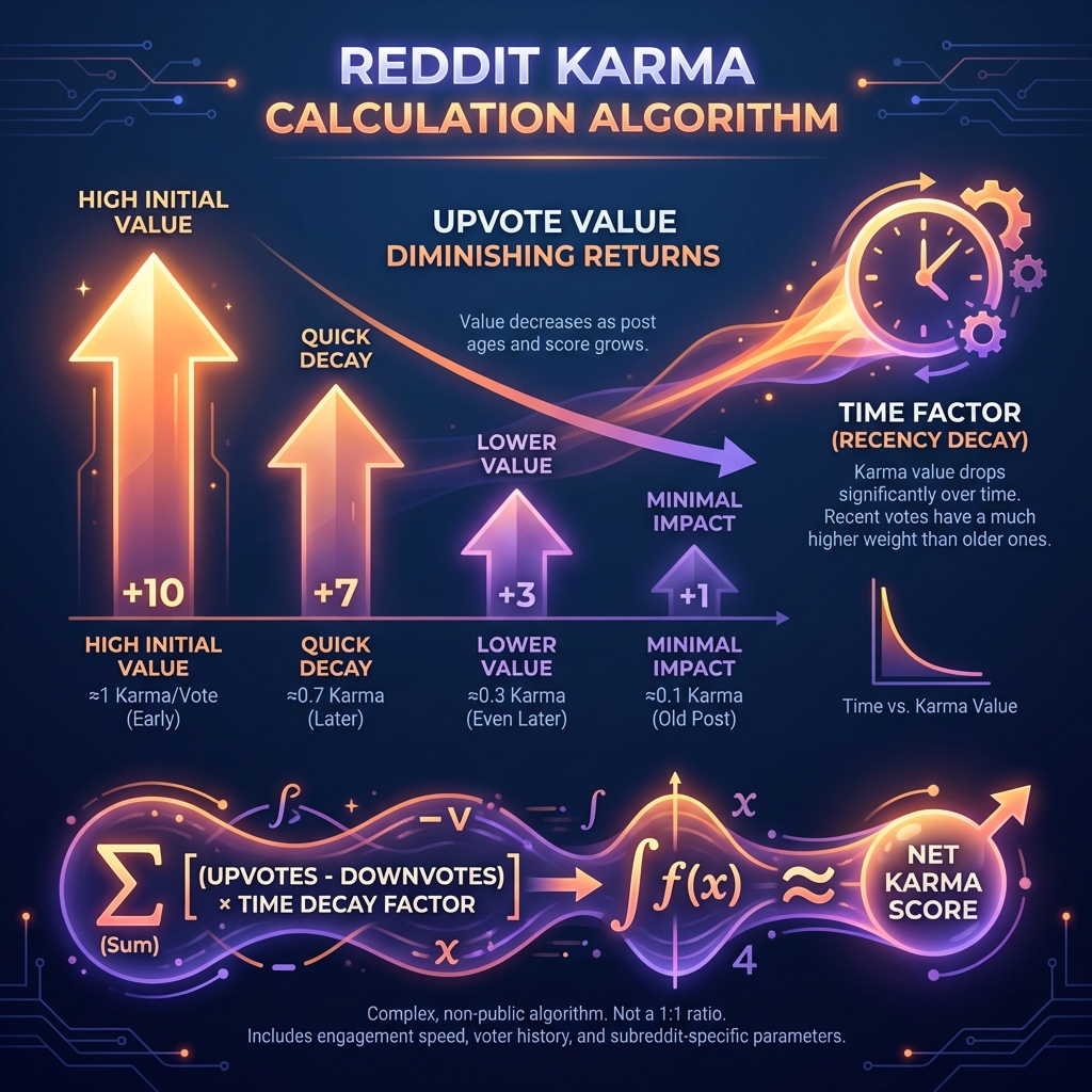 Reddit Karma Calculation