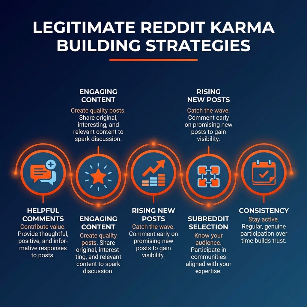 Legitimate Karma Building Strategies