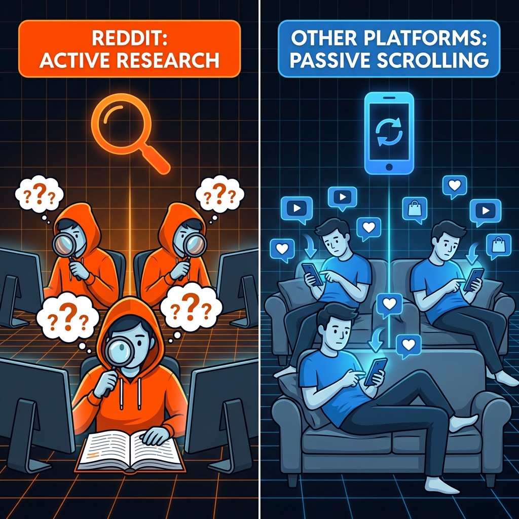 Reddit vs Other Platforms User Intent