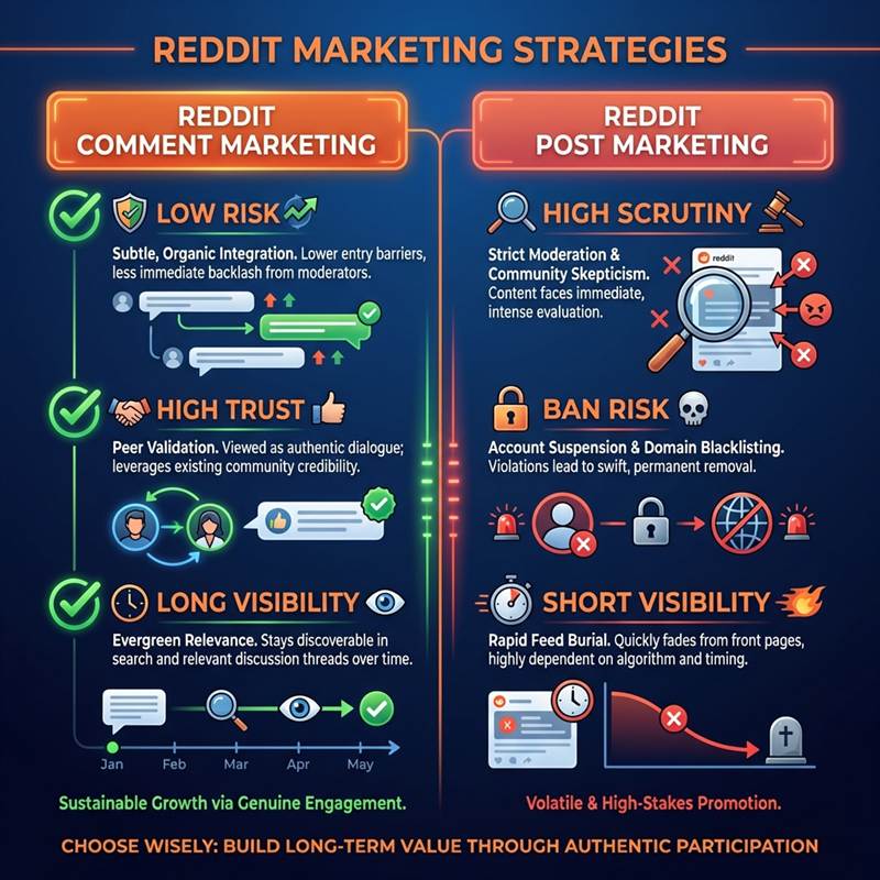 Comment Marketing vs Post Marketing