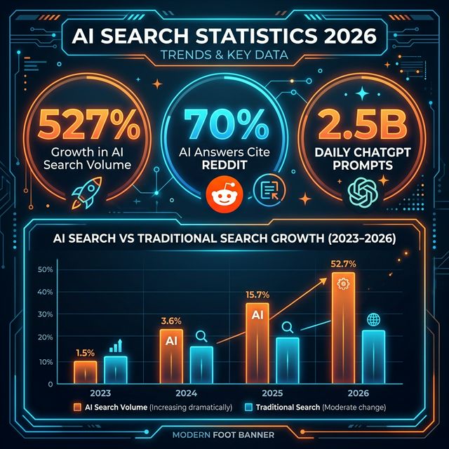 AI Search Statistics 2026 - Reddit Citations