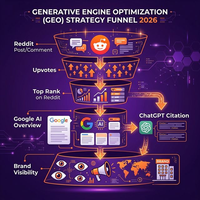 GEO Strategy Funnel: Reddit to AI Search
