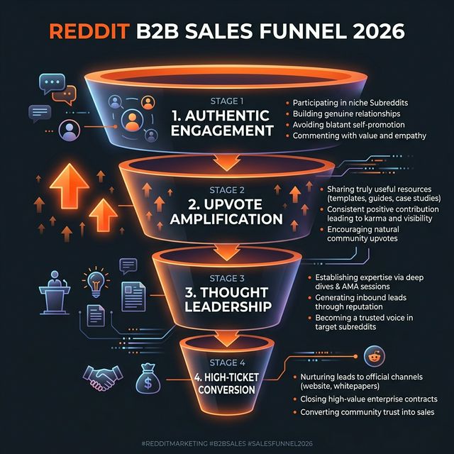 Reddit B2B Sales Funnel 2026