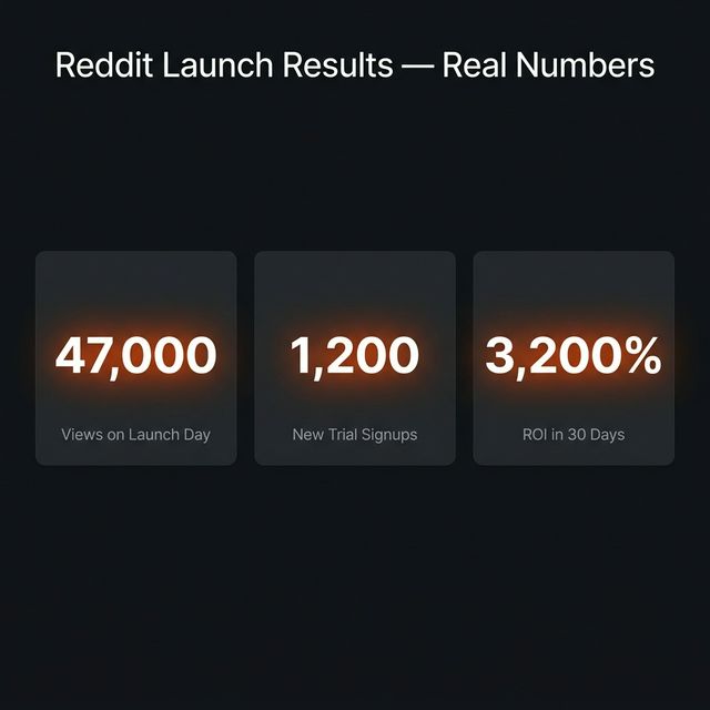 Reddit Product Launch Results and ROI Data 2026